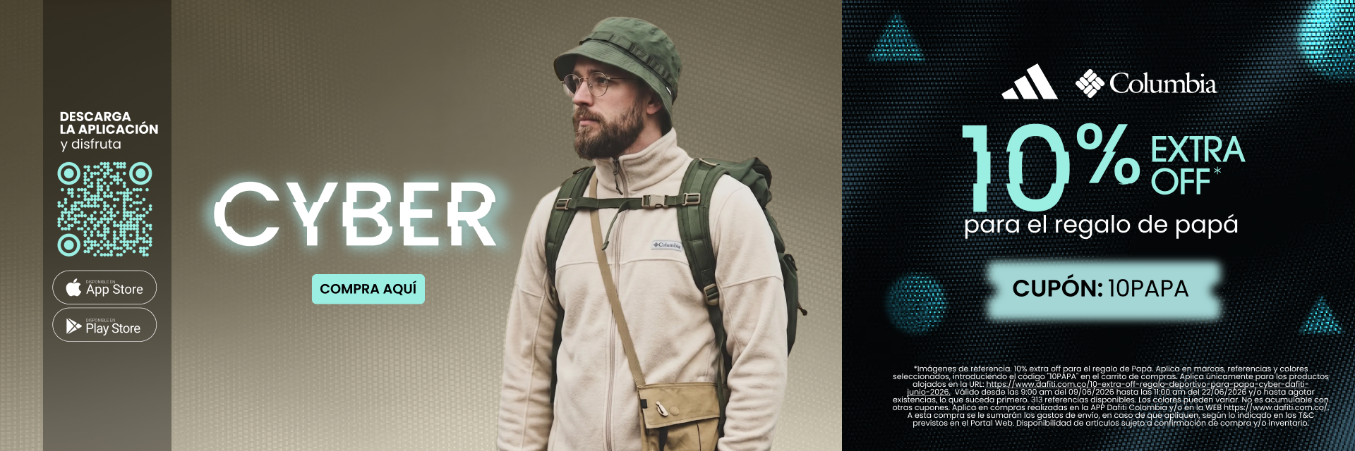 10% extra off para el regalo de Papá CYBER