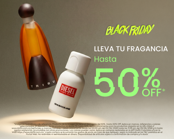 Lleva tu fragancia 50% off