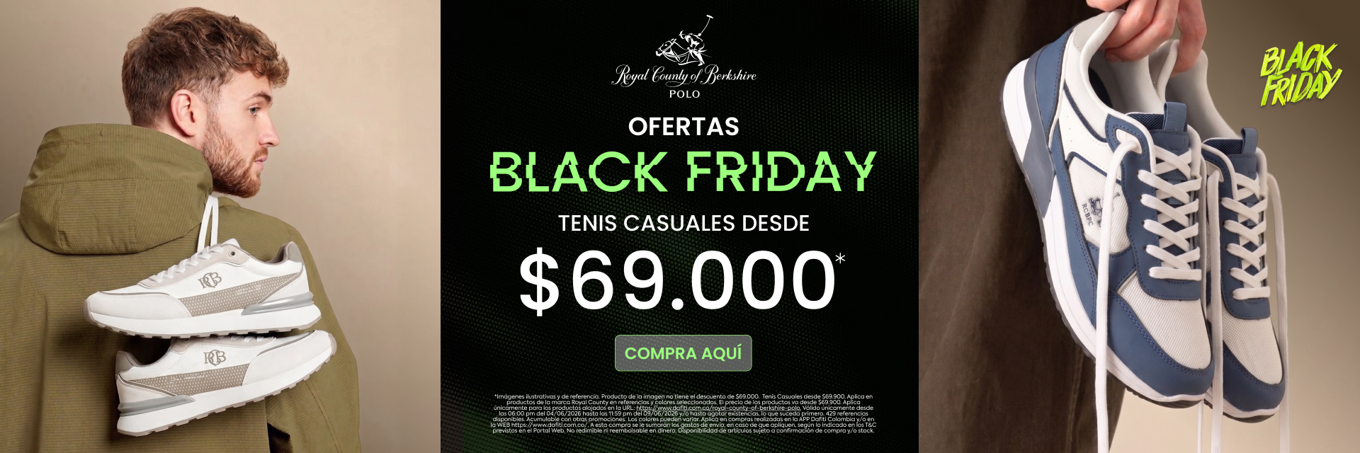 Tenis Casuales Royal County desde $69.900