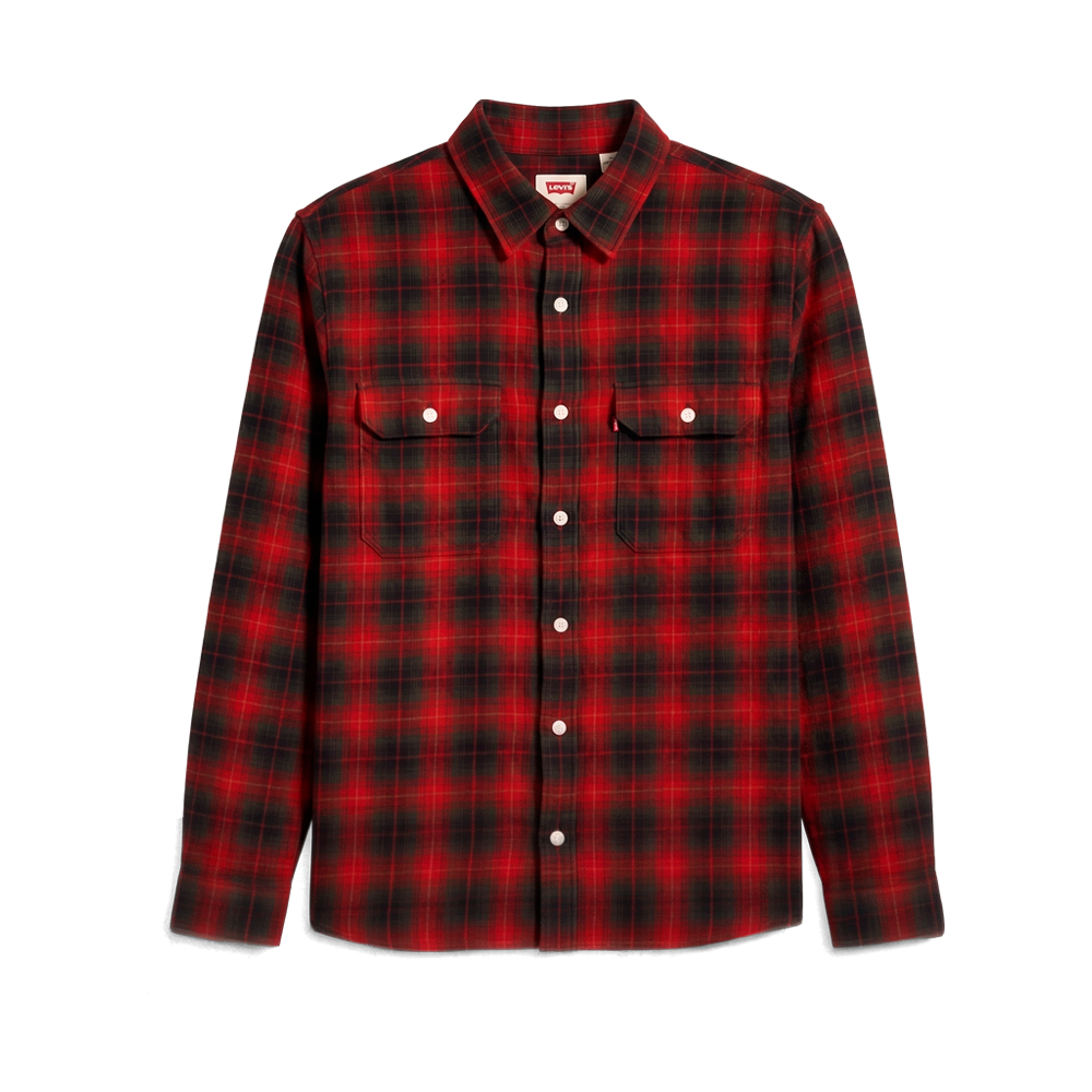 Camisa Levi'S Jackson Worker Rojo