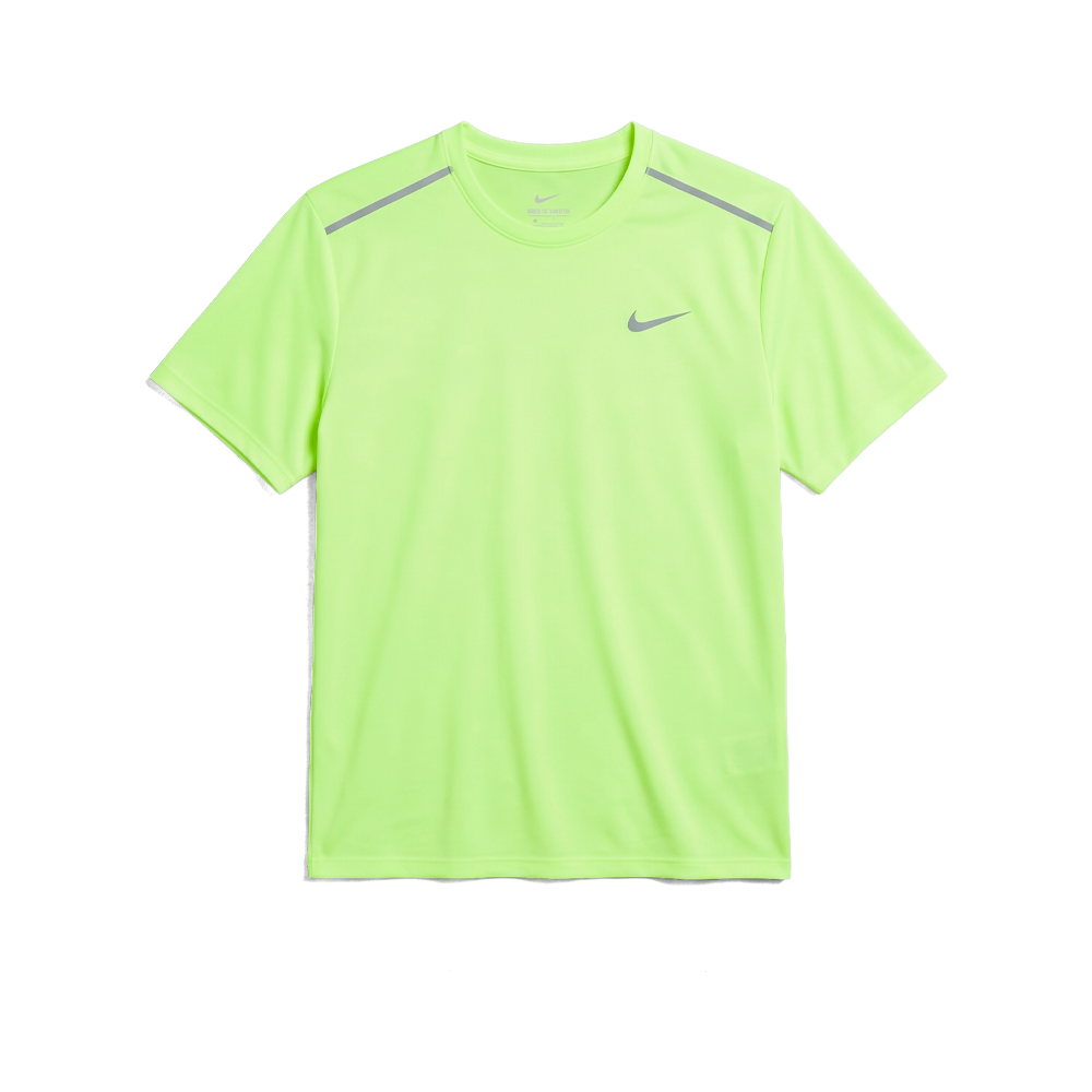 Camiseta Running Miler Amarillo Neón