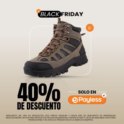 Payless masculino  BF JUNIO 2026