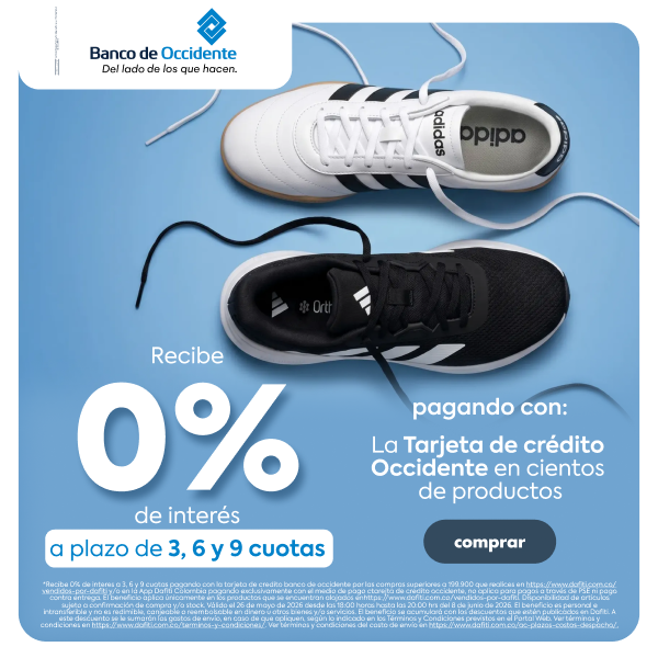 Pagando con tarjeta de credito Banco Occidente