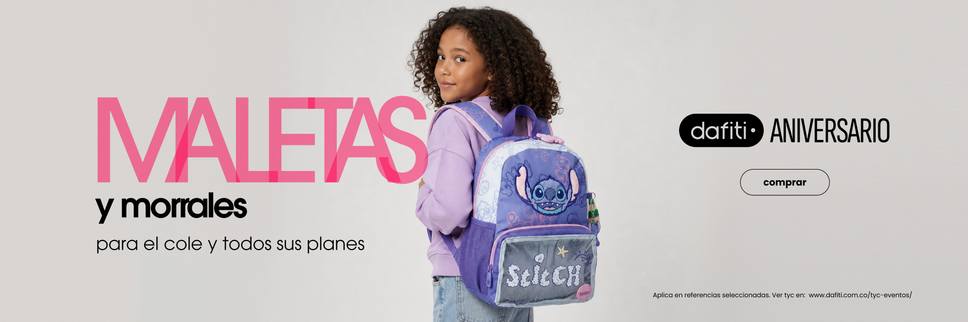 Maletas y morrales Infantil Mayo 2026 