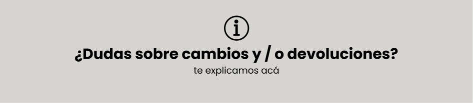 Cambios y devoluciones