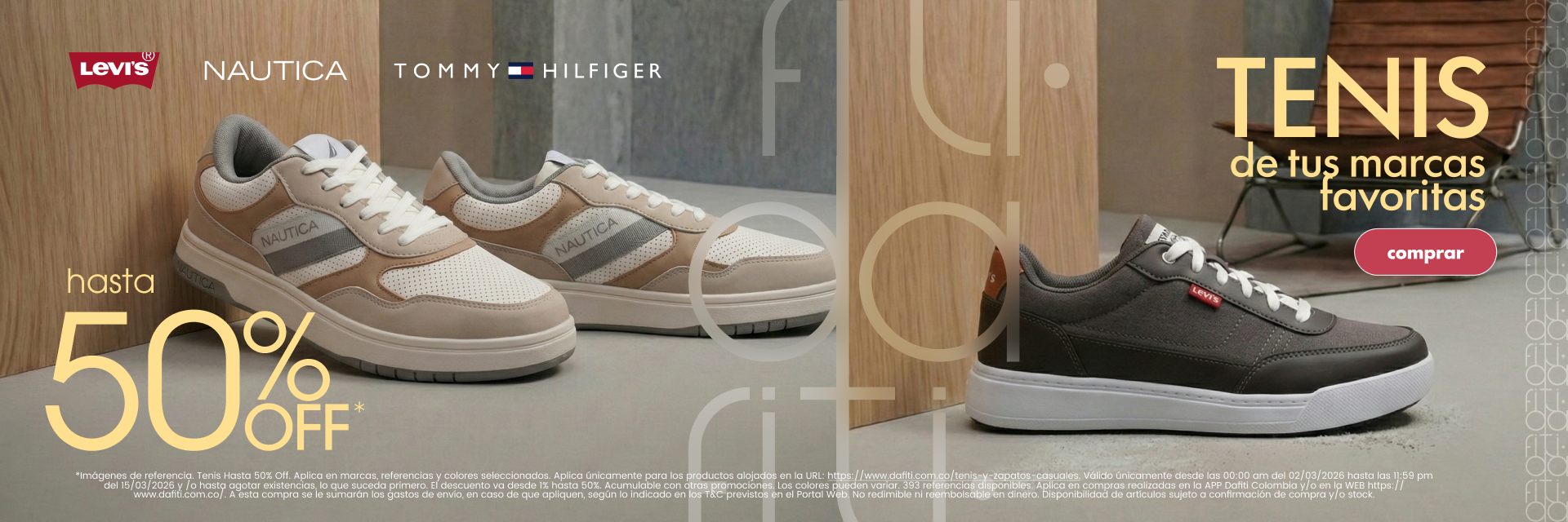 Marcas top hasta 50% 