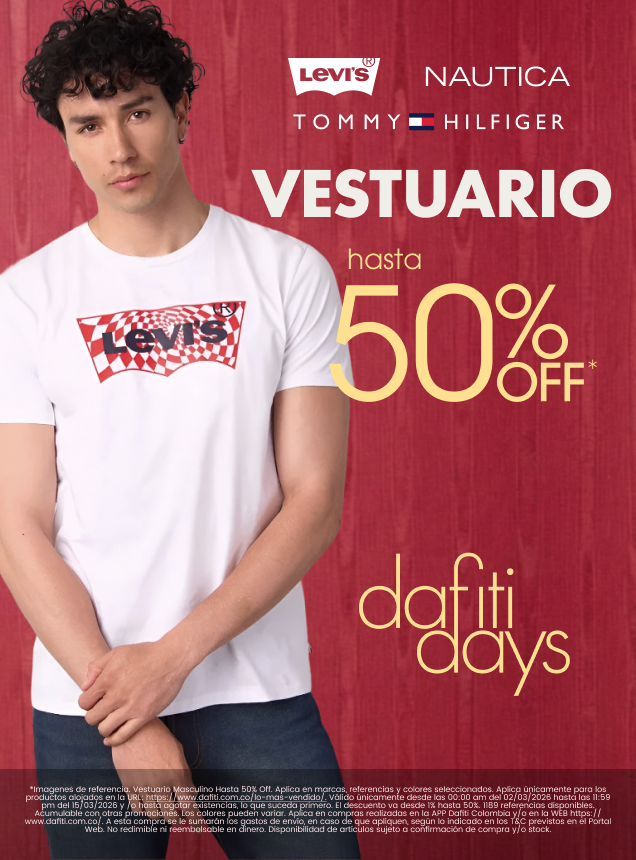 Vestuario Hasta 50% Off.  