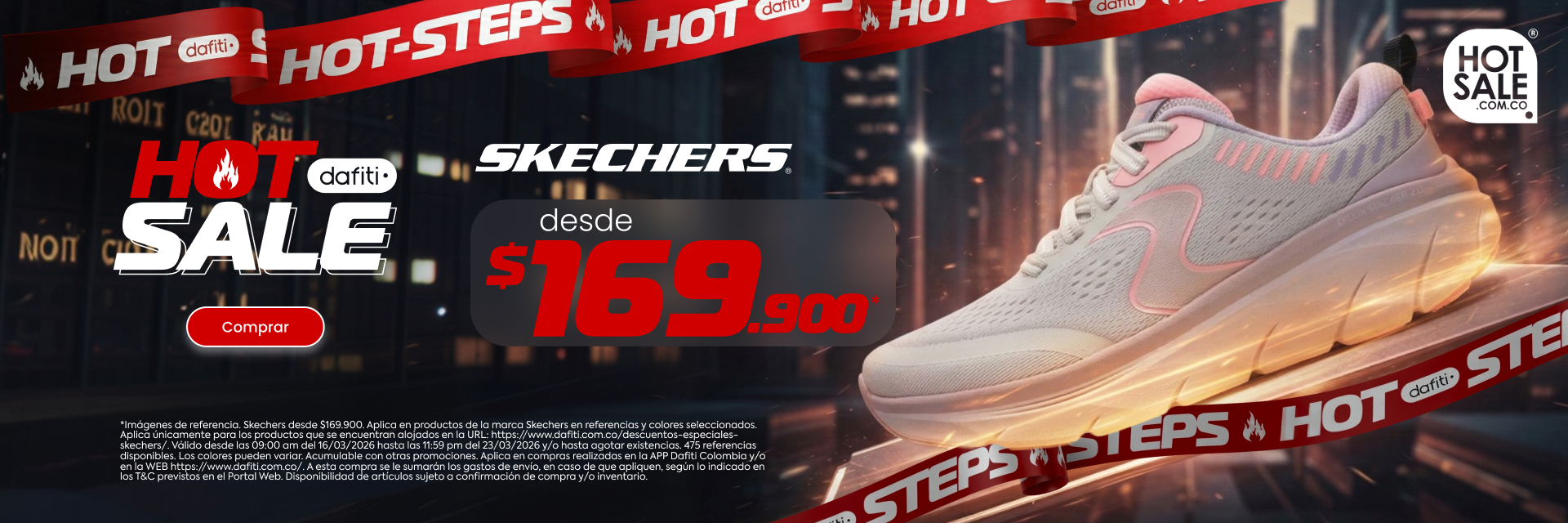 Skechers desde $169.900
