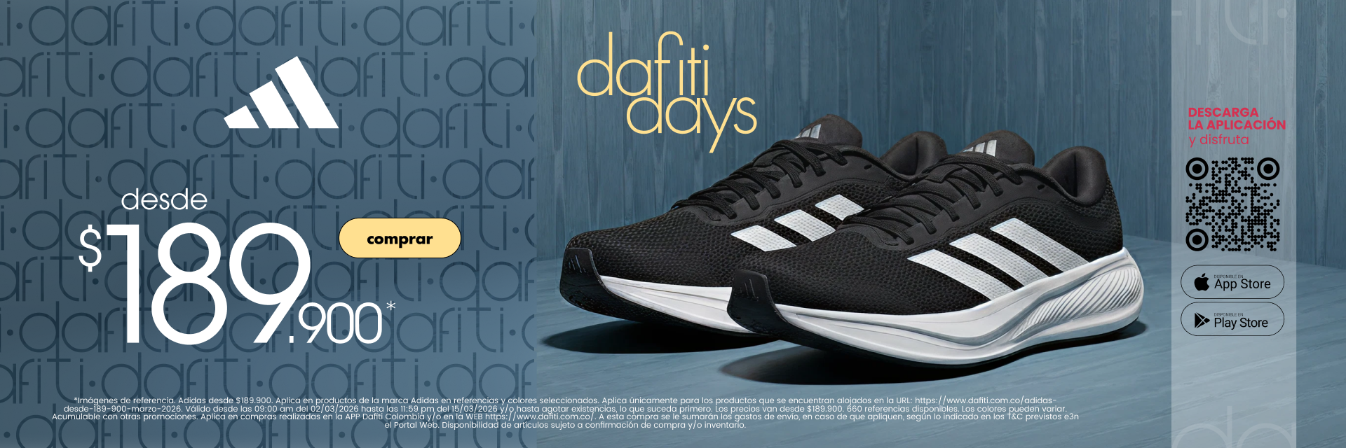 Adidas desde $189.900 