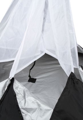 Paracaídas Resistencia Negro-Plateado Body Sculpture