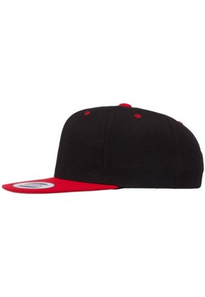 GORRA FLEXFIT SNAPBACK NEGRO/ROJO 6089MT