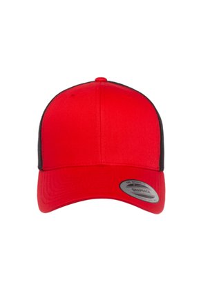 Gorra Flexfit 6606 Retro Trucker Rojo/negro