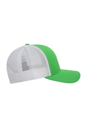 Gorra Flexfit 6606 Retro Trucker Verde/Blanco