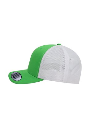 Gorra Flexfit 6606 Retro Trucker Verde/Blanco