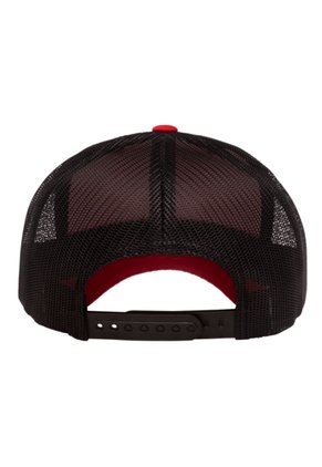 Gorra Flexfit 6606 Retro Trucker Rojo/negro