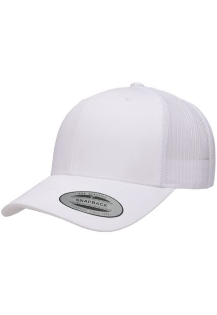 Gorra Flexfit 6606 Retro Trucker Blanco