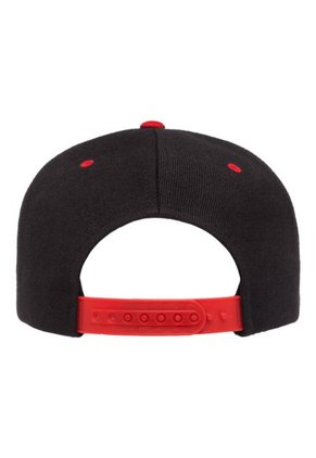 GORRA FLEXFIT SNAPBACK NEGRO/ROJO 6089MT
