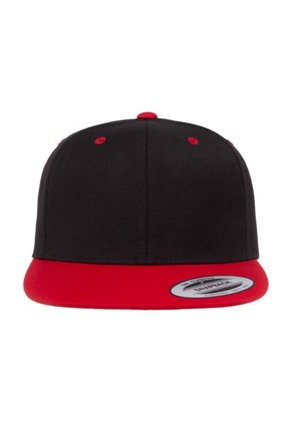 GORRA FLEXFIT SNAPBACK NEGRO/ROJO 6089MT