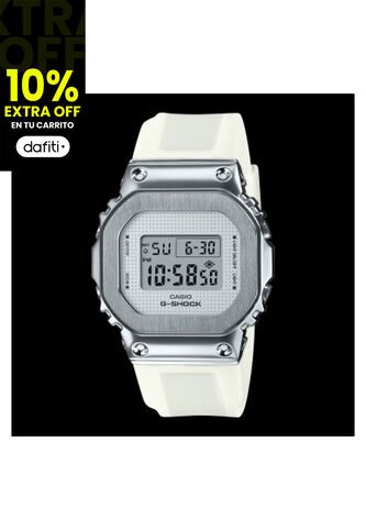 Reloj G-Shock Modelo GM-S5600SK-7DR Blanco Mujer G-SHOCK