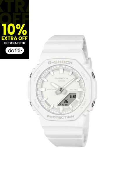 Reloj G-Shock Modelo GMA-P2100-7ADR Blanco Mujer