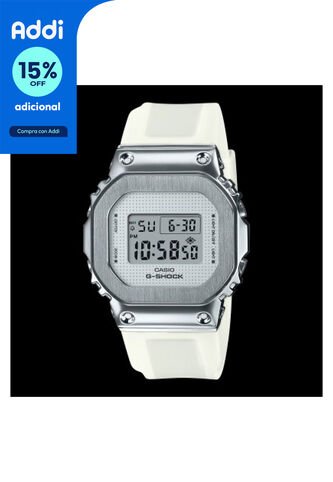 Reloj G-Shock Modelo GM-S5600SK-7DR Blanco Mujer G-SHOCK