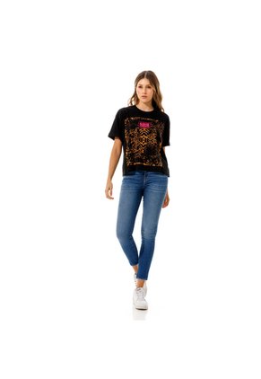 Marithe Francois Girbaud Camiseta Manga Corta Para Mujer Lueur Girbaud