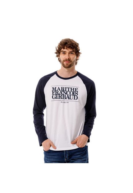 Marithe Francois Girbaud Camiseta Manga Larga Para Hombre Teté Girbaud