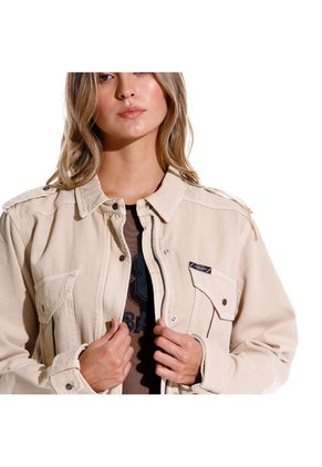 Marithe Francois Girbaud Chaqueta Casual Para Mujer Girbaud