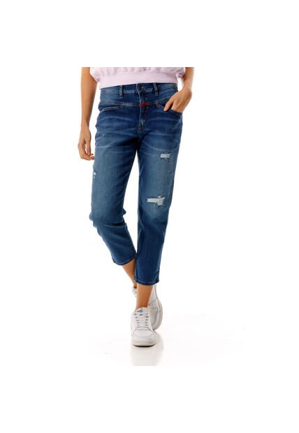 Marithe Francois Girbaud Jean Rigido Para Mujer Pedal F Girbaud