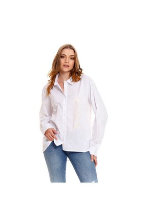 Marithe Francois Girbaud Camisa Manga Larga Para Mujer Girbaud