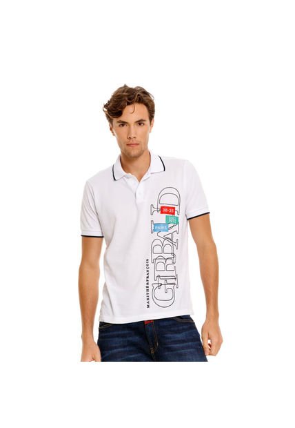 Marithe Francois Girbaud Polo Manga Corta Para Hombre Cavalier Girbaud