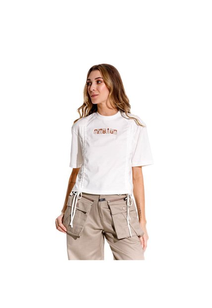 Marithe Francois Girbaud Camiseta Manga Corta Para Mujer Le Marithe Girbaud