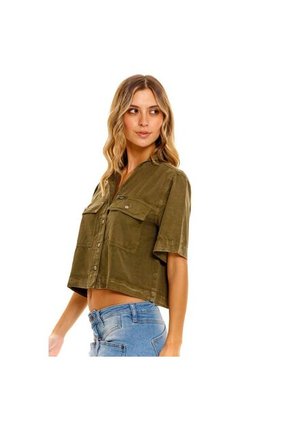 Marithe Francois Girbaud Camisa Manga Corta Para Mujer Flâneur  Girbaud