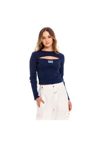 Marithe Francois Girbaud Camiseta Manga Larga Para Mujer Girbaud MARITHE FRANCOIS GIRBAUD