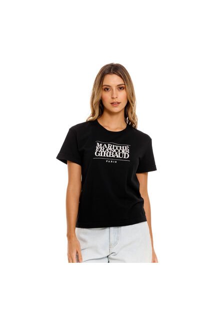 Marithe Francois Girbaud Camiseta Manga Corta Para Mujer Le Marithe Girbaud