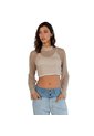 Marithe Francois Girbaud Top Para Mujer Epure  Camiseta Manga Larga Girbaud de MARITHE FRANCOIS GIRBAUD