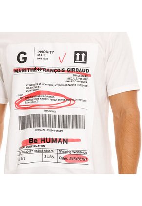 Marithe Francois Girbaud Camiseta Manga Corta Para Hombre Girbaud