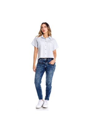 Marithe Francois Girbaud Camisa Manga Cortapara Mujer Sophie Girbaud