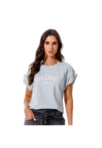 Marithe Francois Girbaud Camiseta Manga Sisa Para Mujer Stone Girbaud MARITHE FRANCOIS GIRBAUD
