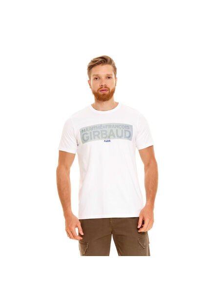 Marithe Francois Girbaud Camiseta Manga Corta Para Hombre Girbaud