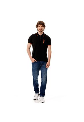 Marithe Francois Girbaud Polo Manga Corta Para Hombre Zip Zop Girbaud