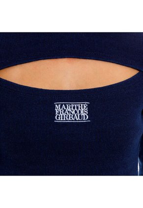 Marithe Francois Girbaud Camiseta Manga Larga Para Mujer Girbaud