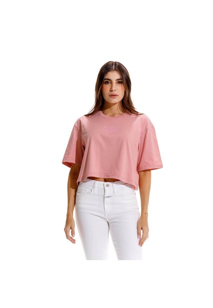 Marithe Francois Girbaud Camiseta Manga Corta Para Mujer Lueur Girbaud