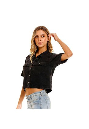 Marithe Francois Girbaud Camisa Manga Corta Para Mujer Flâneur  Girbaud