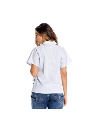 Marithe Francois Girbaud Camisa Manga Cortapara Mujer Sophie Girbaud