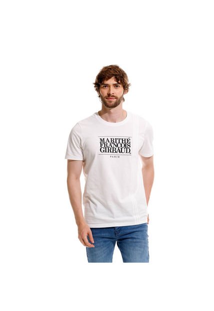 Marithe Francois Girbaud Camiseta Manga Corta Para Hombre Le-Francois Girbaud