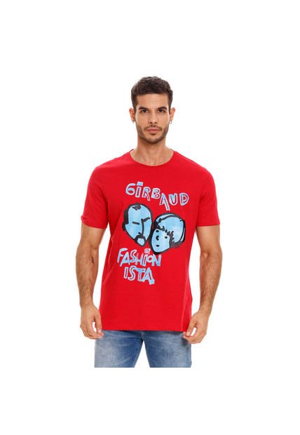 Marithe Francois Girbaud Camiseta Manga Corta Para Hombre Girbaud