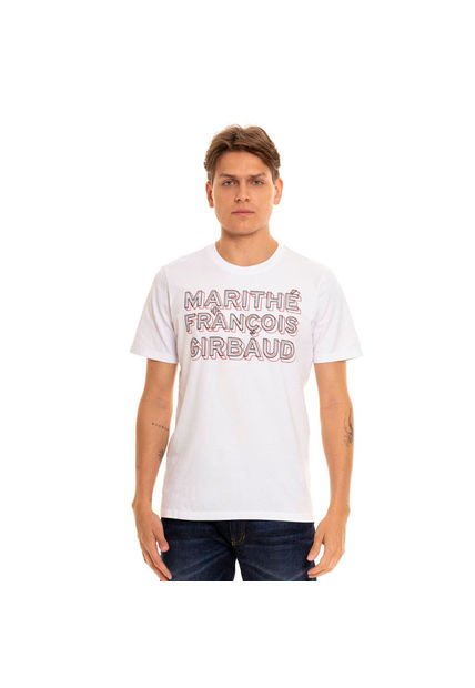 Marithe Francois Girbaud Camiseta Manga Corta Para Hombre  Girbaud