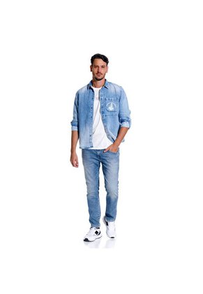 Marithe Francois Girbaud Camisa Manga Larga Para Hombre Atelier Girbaud