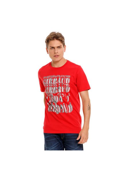 Marithe Francois Girbaud Camiseta Manga Corta Para Hombre  Girbaud